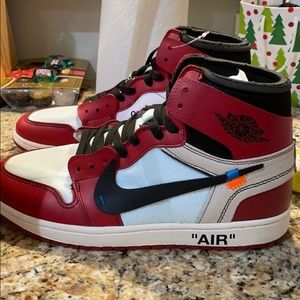 Off white Jordan 1s  “Chicago”